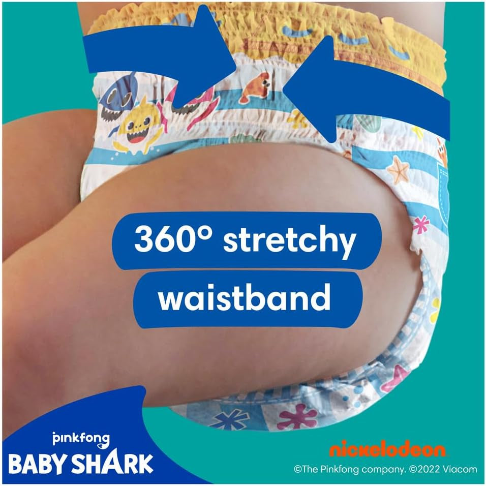 Pampers (stara wersja), Splashers Jednorazowe spodenki kąpielowe – Rozmiar 5/6 (14 kg+) – Pudełko zawierające 8 opakowań po 10 sztuk