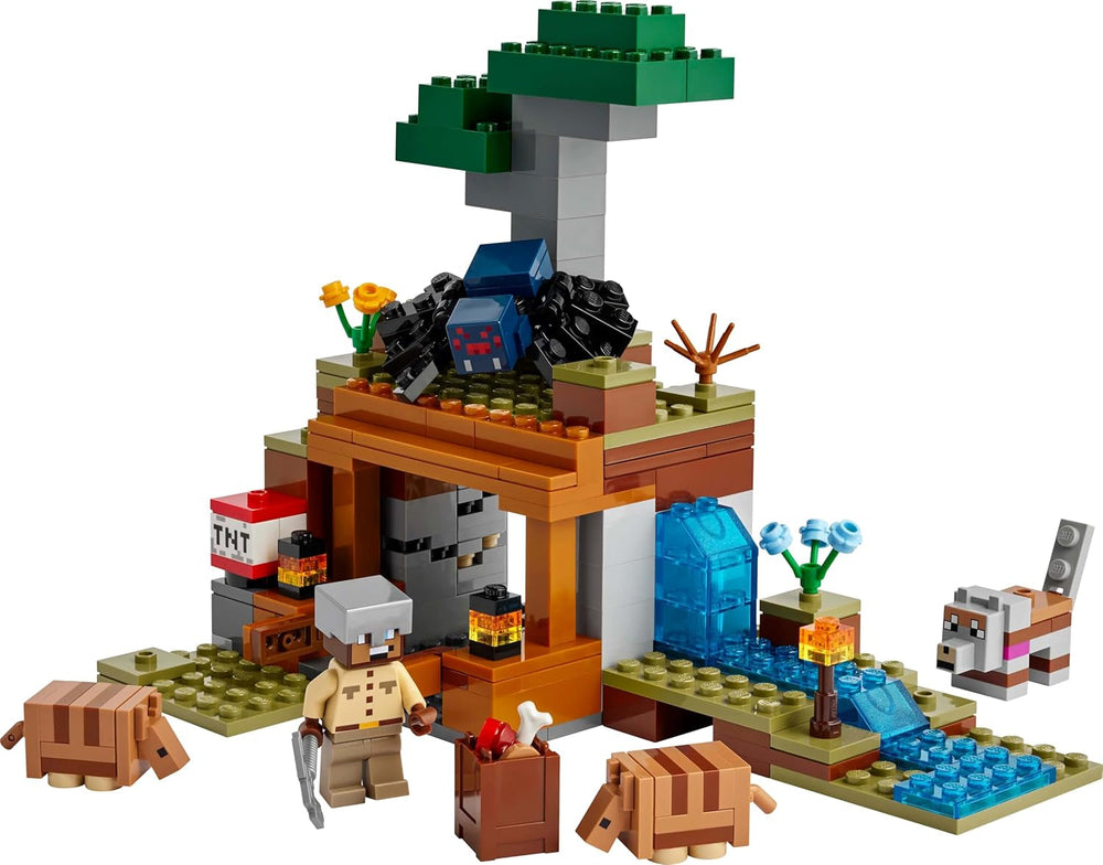 LEGO Minecraft Dungeon Mine Expedition Zestaw minifigurek Zabawka do budowania postaci Prezent dla chłopców i dziewcząt w wieku 8 lat 21269 Zestawy do budowania Besuche den LEGO-Store