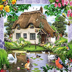 Schmidt Spiele Romantyczny dworek, układanka 500 elementów Puzzle Naty Shop