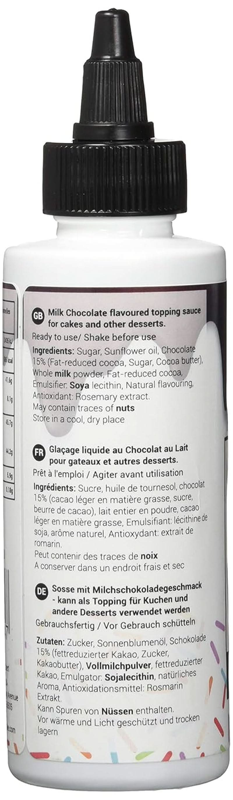 Sos o smaku mlecznej czekolady 150 gramów Glazury i Dekory Sklep Naty