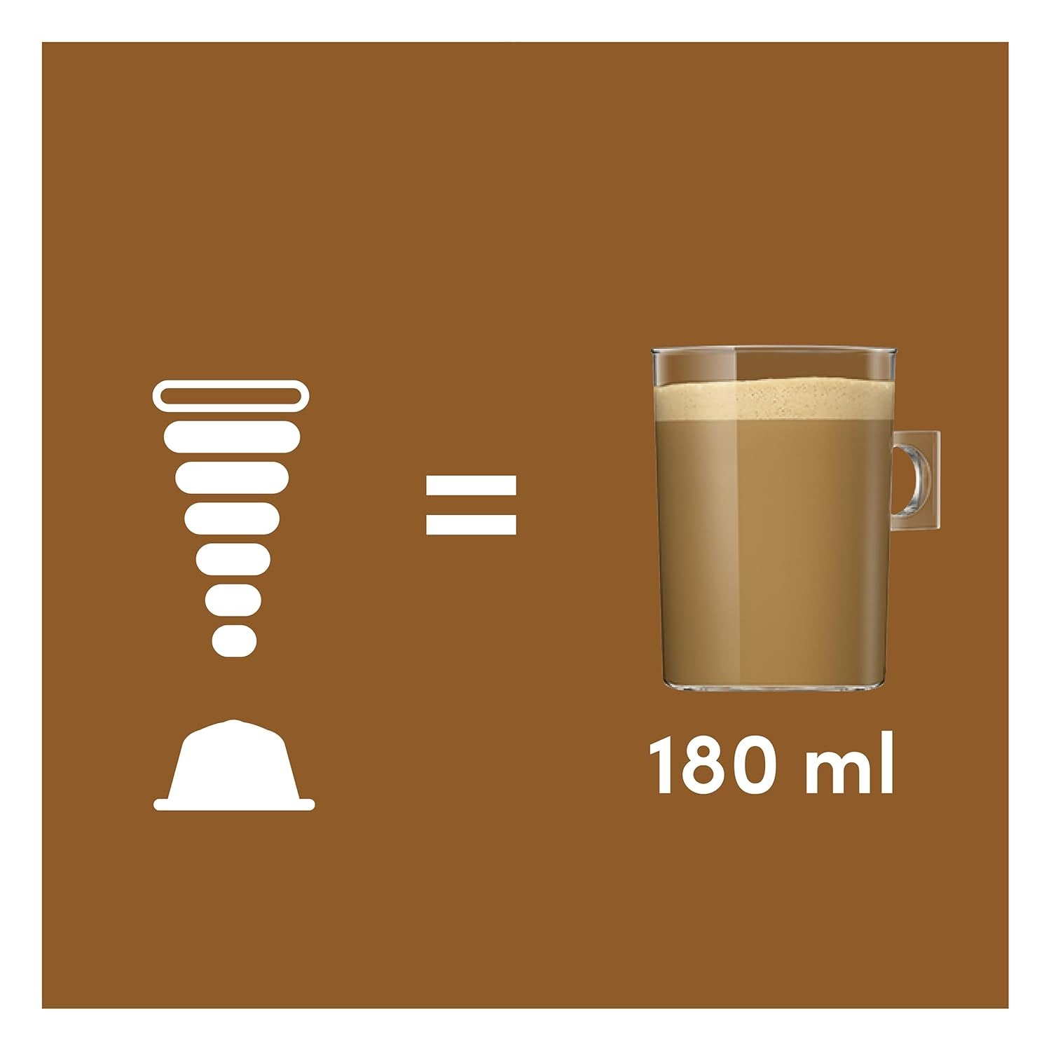 NESCAFÉ DOLCE GUSTO Café au Lait Kaffeekapseln 6er Pack (6 x 16 Kapseln)