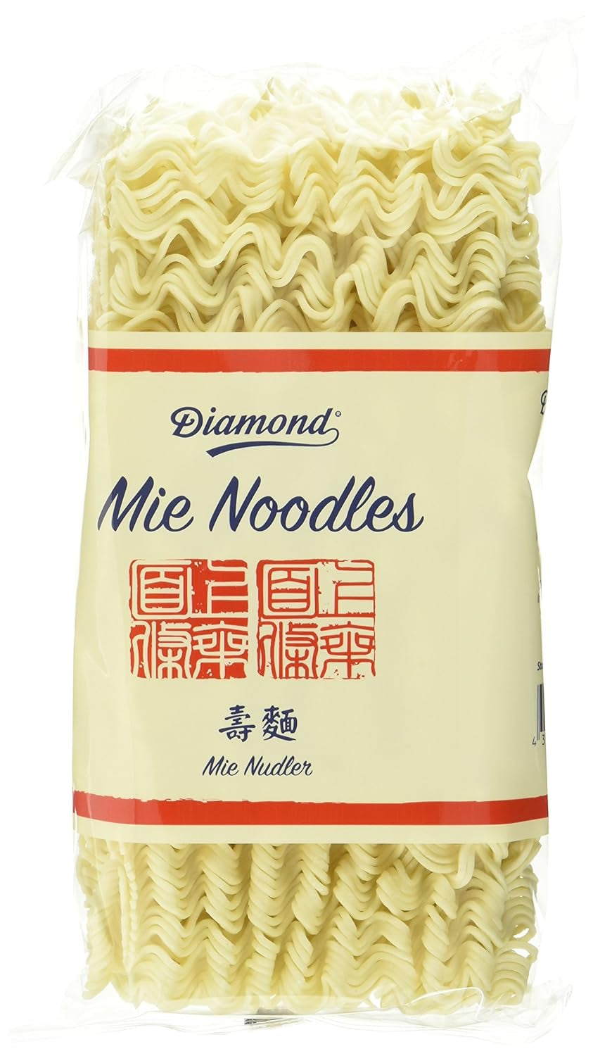 DIAMOND Mie Noodles, makaron pszenny bez jajka, szybki i łatwy w przygotowaniu, wegetariański - 8 x 250 g