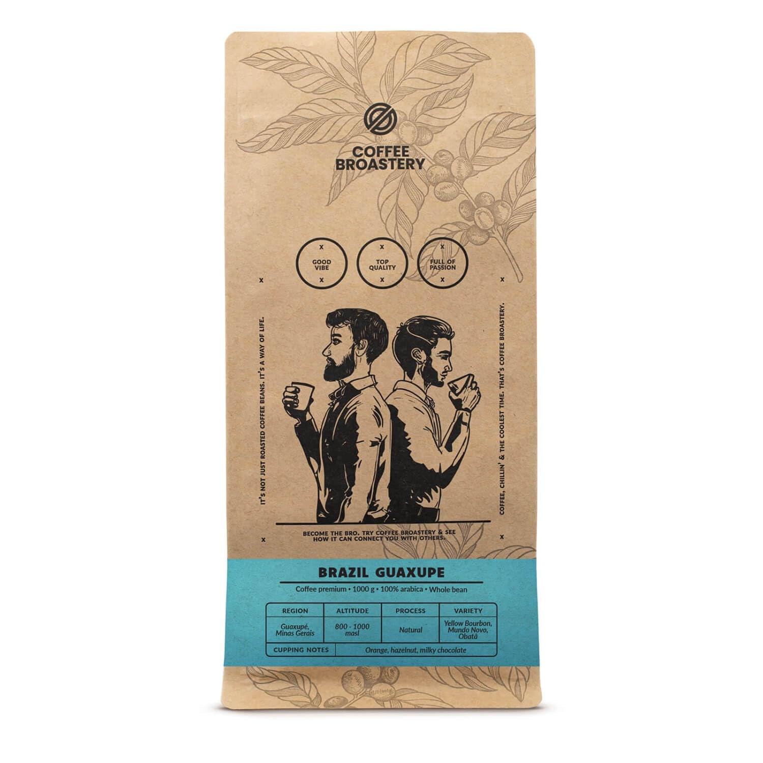 Set boabe de cafea 3x1kg 3000g | Guaxupe brazilian | Cafea braziliană | Cafea specială | Proaspăt prăjită | Prăjitorie artizanală de cafea