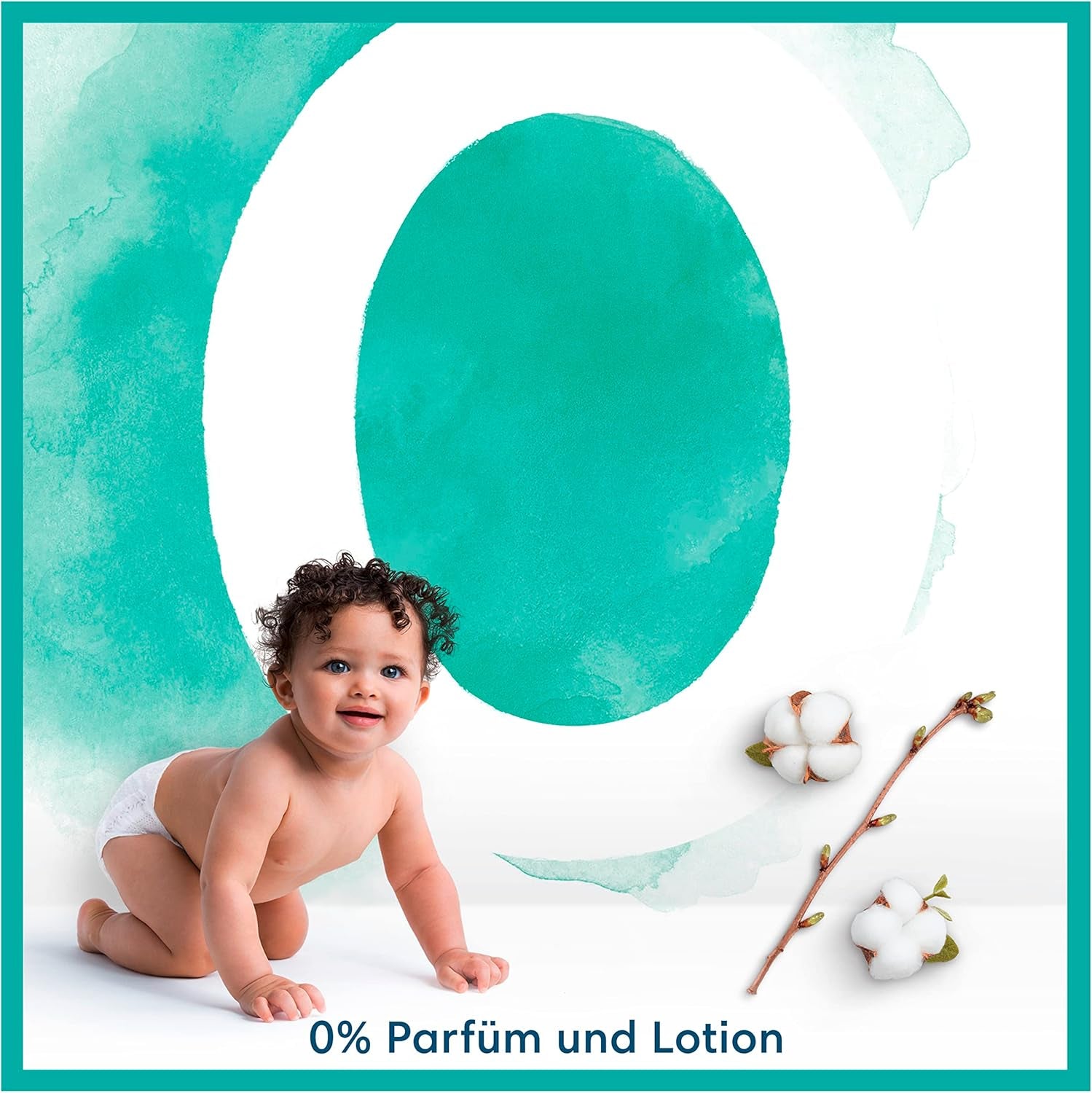 Pieluszki dla niemowląt Pampers, rozmiar 2 (4-8 kg), Harmony, pudełko Half Moon, delikatna ochrona skóry i składniki ziołowe, 240 sztuk