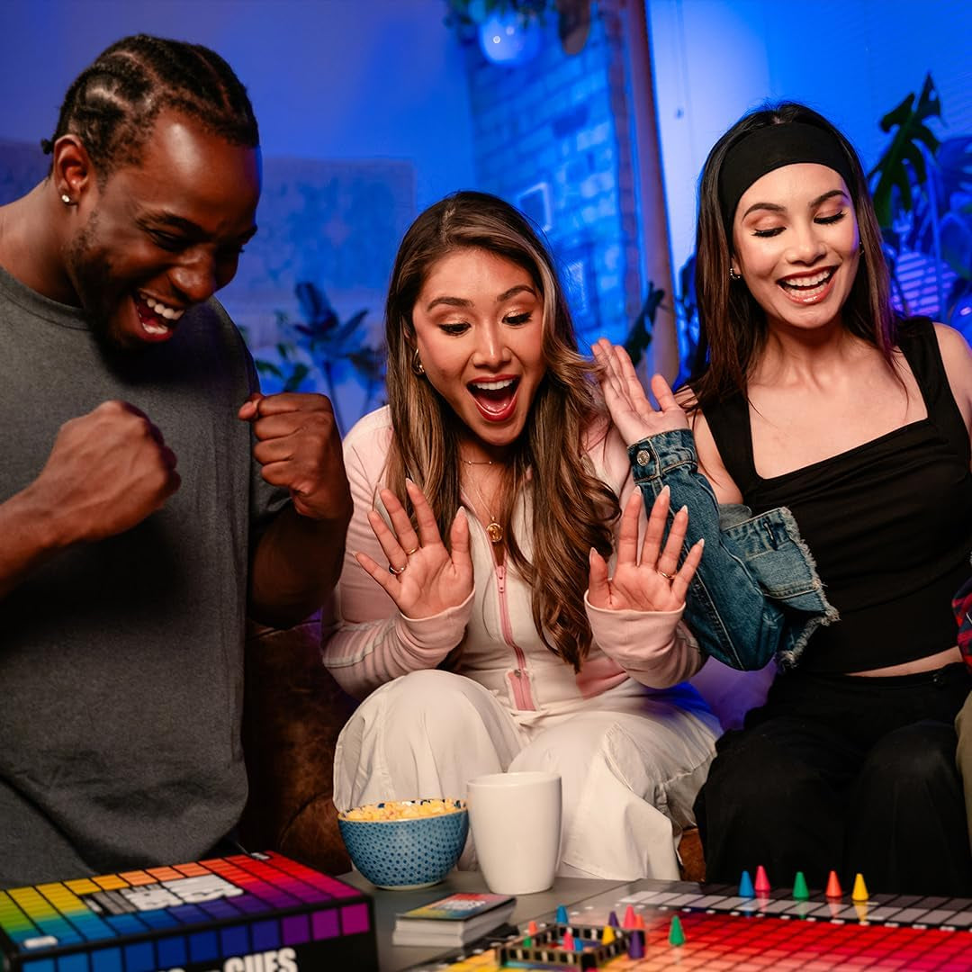 Barwy i wskazówki – Gra rodzinna Nocna gra planszowa – Gra towarzyska – OP – Dla 3-10 graczy – Wersja angielska