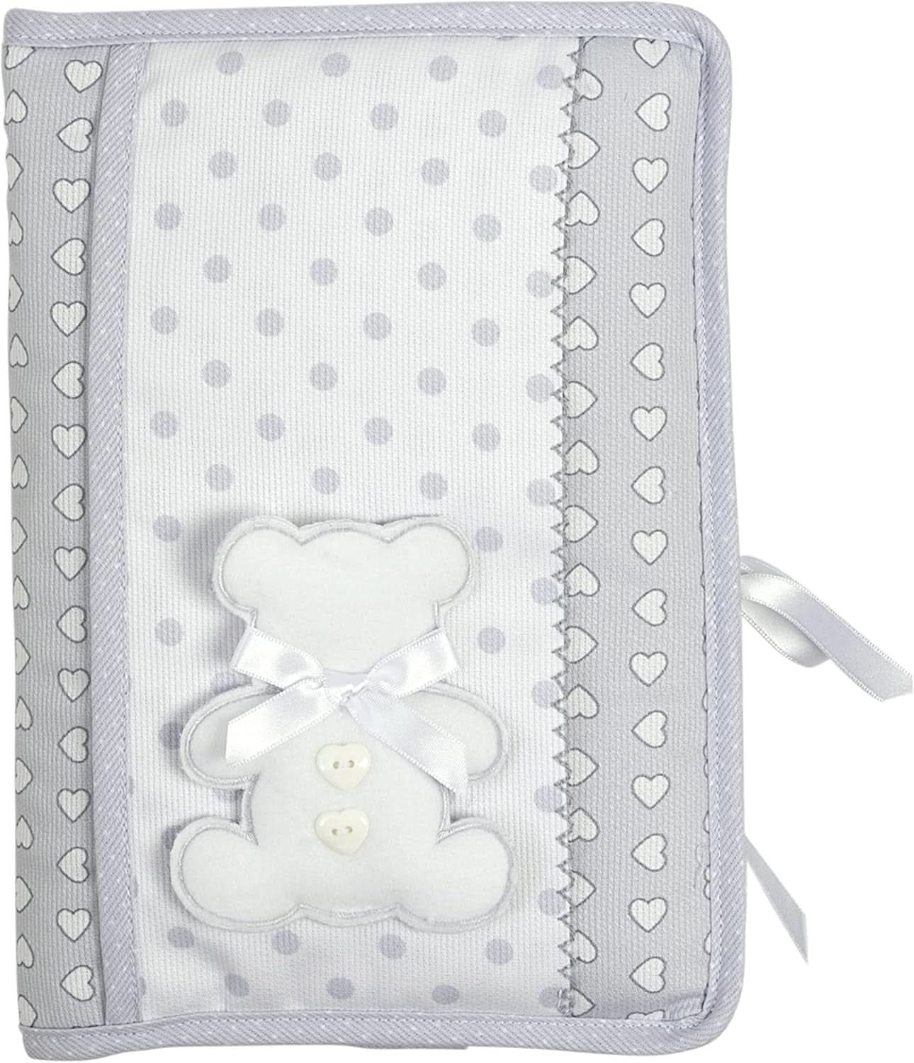 Torba na pieluchy i chusteczki, organizer na pieluchy i chusteczki, 100% Made in Italy, kolor szary Chusteczki nawilżane dla niemowląt Naty Shop