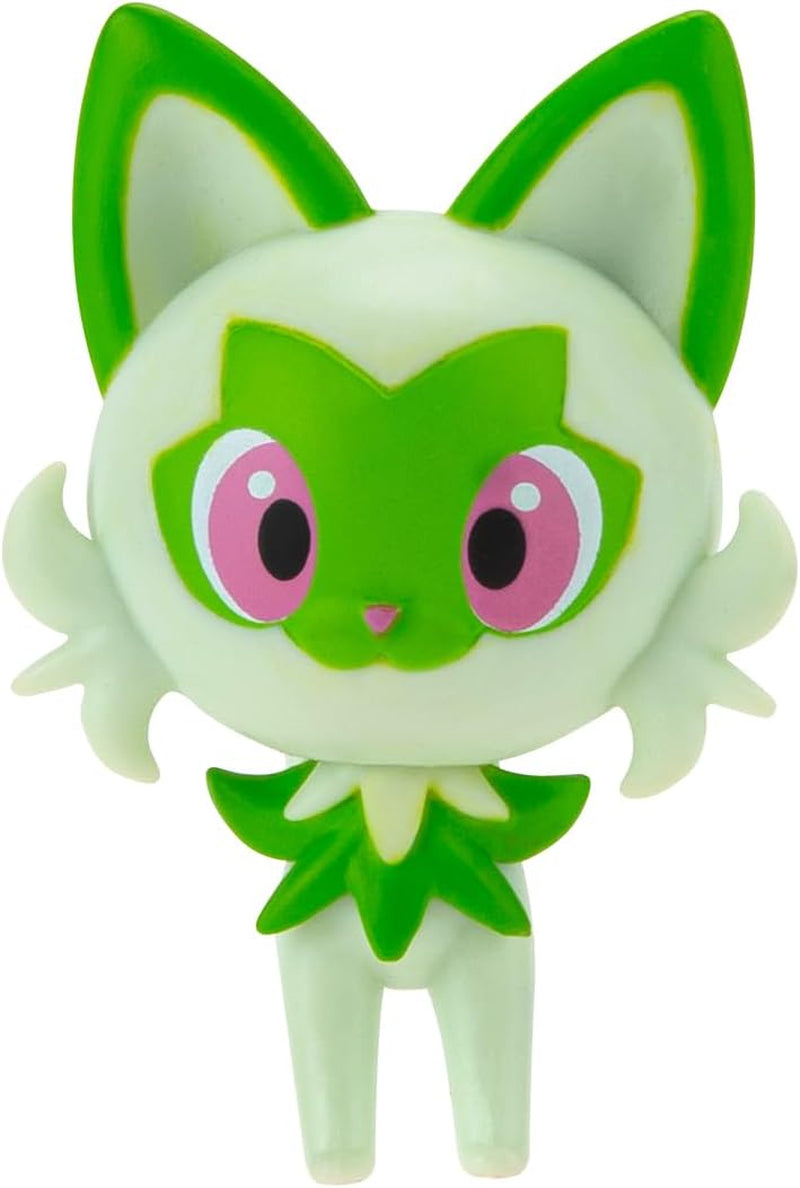 Pokémon PKW3402 - Opakowanie zbiorcze figurek bojowych - 4-pak z Pikachu, Croc, Kwaks, Felori, oficjalne szczegółowe figurki, 5 cm każda Figurki Naty Shop