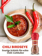 KOTÁNYI Chili Birdseye Pepperoncini Mühle, scharf zum frischen Mahlen, opakowanie 1 (1 x 27g)