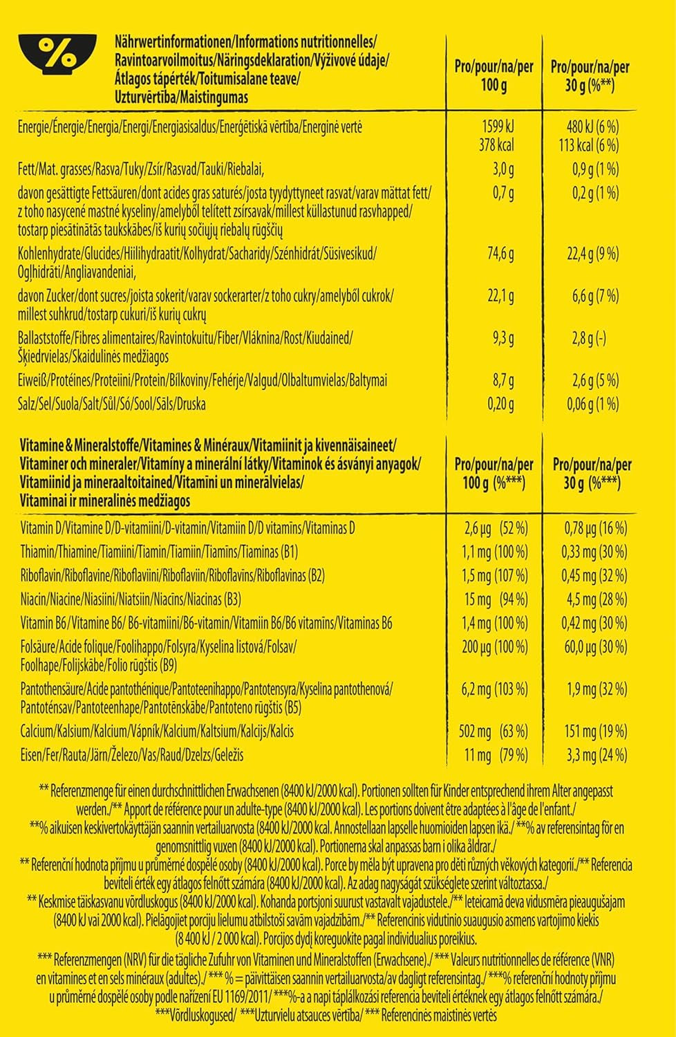 Nestlé Nesquik Crunchy Breakfast, Płatki z czekoladą i pełnymi ziarnami, 1 opakowanie (1 x 1 kg)