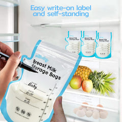 Edibaby, Worki na mleko matki, 100 sztuk, Sterylizowane, bez BPA Akcesoria Żywność i karmienie piersią Sklep Bebe Naty