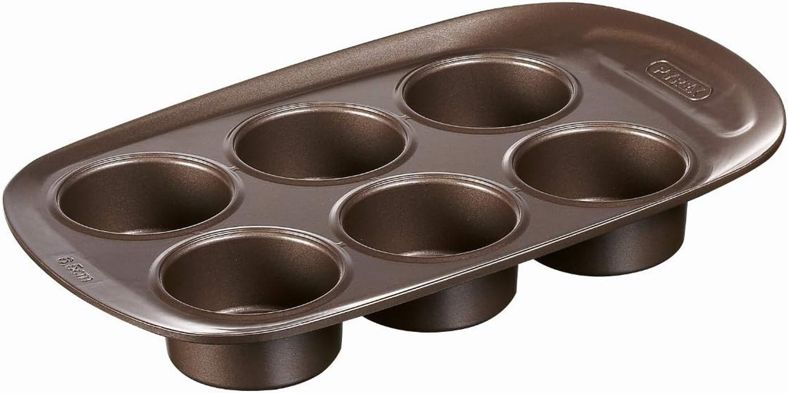 Pyrex BANDEJA 6 MAGDALENAS ASYMETRIA PX Muffinförmchen, Metall, Bunt, 6 Magdalena Formy i blachy do pieczenia Naty Shop 6 Magdalena