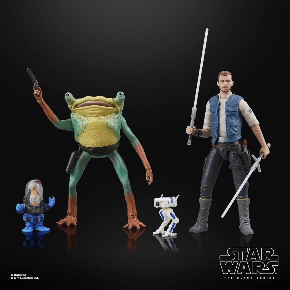 Star Wars Black Series Cal Kestis, Turgle i Skoova Stev, Star Wars Jedi: Survivor Kolekcjonerskie figurki akcji (skala 15 cm) Figurki Naty Shop