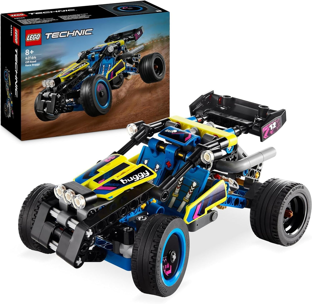 LEGO Technic Offroad Racing Buggy Samochodzik dla dzieci Buggy Zestaw do budowania samochodu wyścigowego Prezent dla chłopców i dziewcząt w wieku 8 lat Model samochodu rajdowego 42164 Zestawy do budowania Besuche den LEGO-Store Single