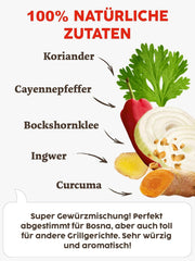 Kotányi Bosna Gewürzzubereitung Großverbraucherpackung, ok. 538 g, 1200 ml