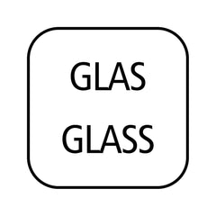 APS 765 Cană universală, cană de turnat din sticlă cu capac filetat din oțel inoxidabil, cană de turnat pentru miere, frișcă de cafea sau alte lichide, 8,5 x 12 cm, 13 cm înălțime