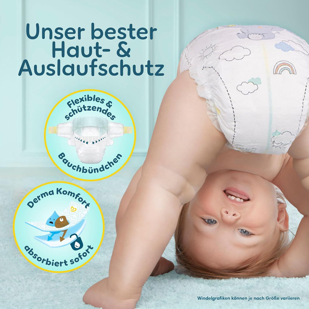 Pampers Premium Protection Rozmiar 6, 144 pieluszki, 13 kg-18 kg, nasza nr 1 ochrona skóry i wycieki