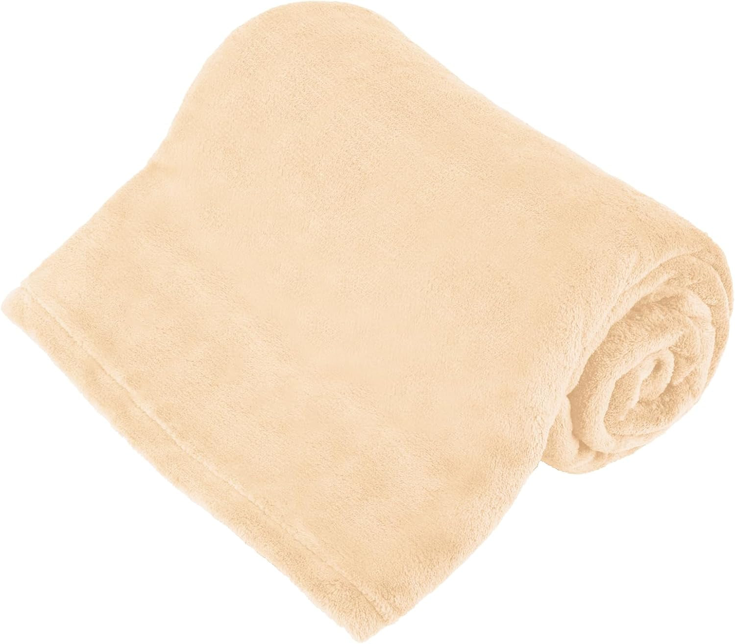 Koc polarowy Teesa 200X220 cm szary TSA8902-1 Teesa Kremowe łóżka i koce 150 X 200