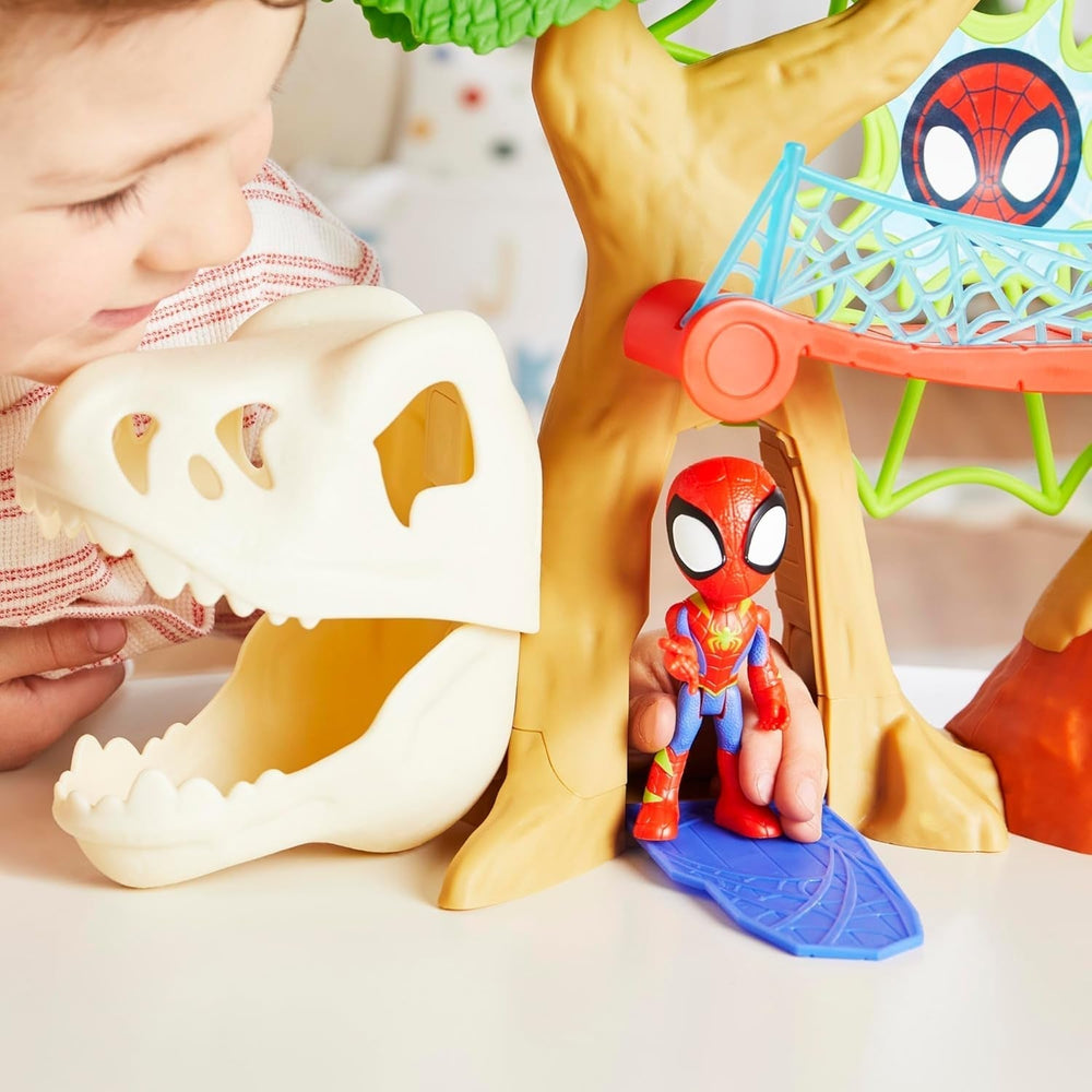 Marvel Spidey i jego super przyjaciele Dino Treehouse Zestaw superbohaterów Figurki Sklep Naty