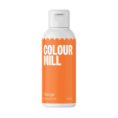 Colorant alimentar pe bază de ulei de portocale Colour Mill - Colorant alimentar pentru ciocolată, fondant, brioșe, prăjituri, copt, macaroane - Colorant alimentar pentru decorarea torturilor - 100 ml