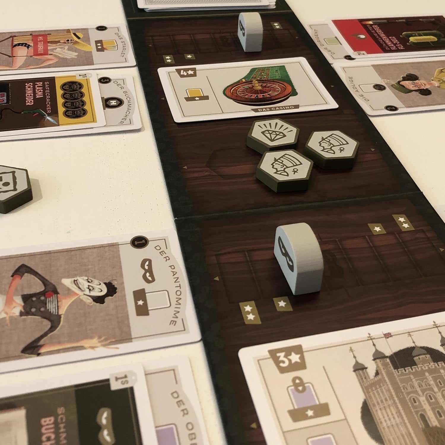 Feuerland Spiele Caper Europe Games, 216 mm x 216 mm x 70 mm, neutralny/klasyczny (czarny, biały, szary)