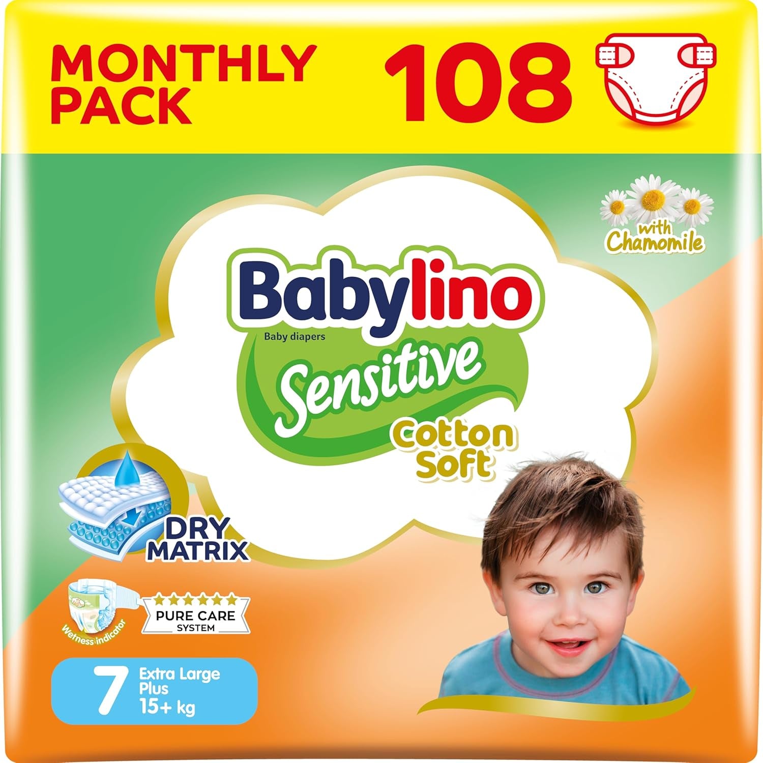 Scutece pentru bebeluși Sensitive mărimea 4, Maxi (8-13 kg), 20 bucăți