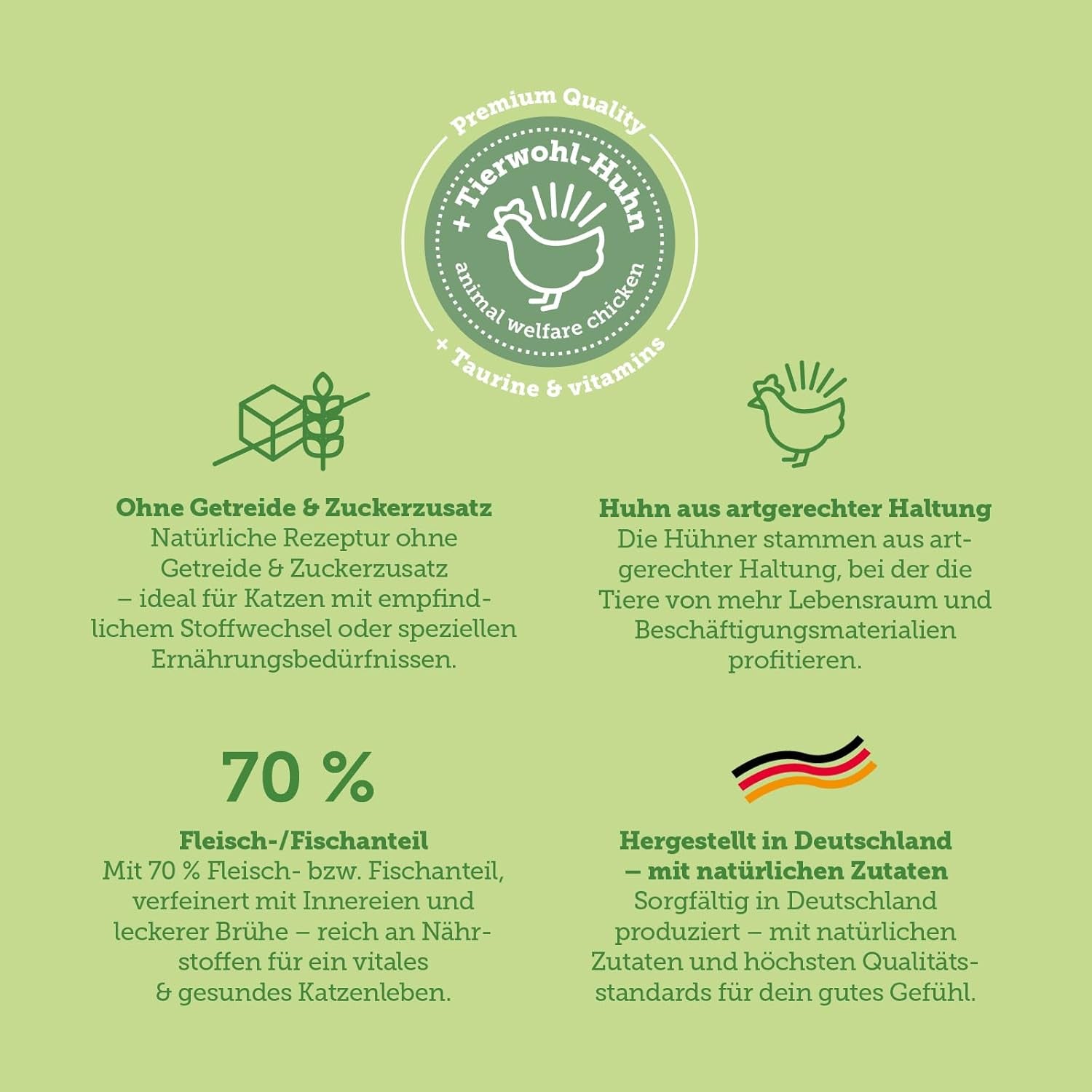 MERA Cats Nature Adult Tasty Mix Hrană Umedă Premium pentru Pisici 12x85g | Fără Zahăr și Fără Cereale | Hrană Umedă pentru Pisici Adulte cu Conținut Ridicat de Carne | Pachet Economic