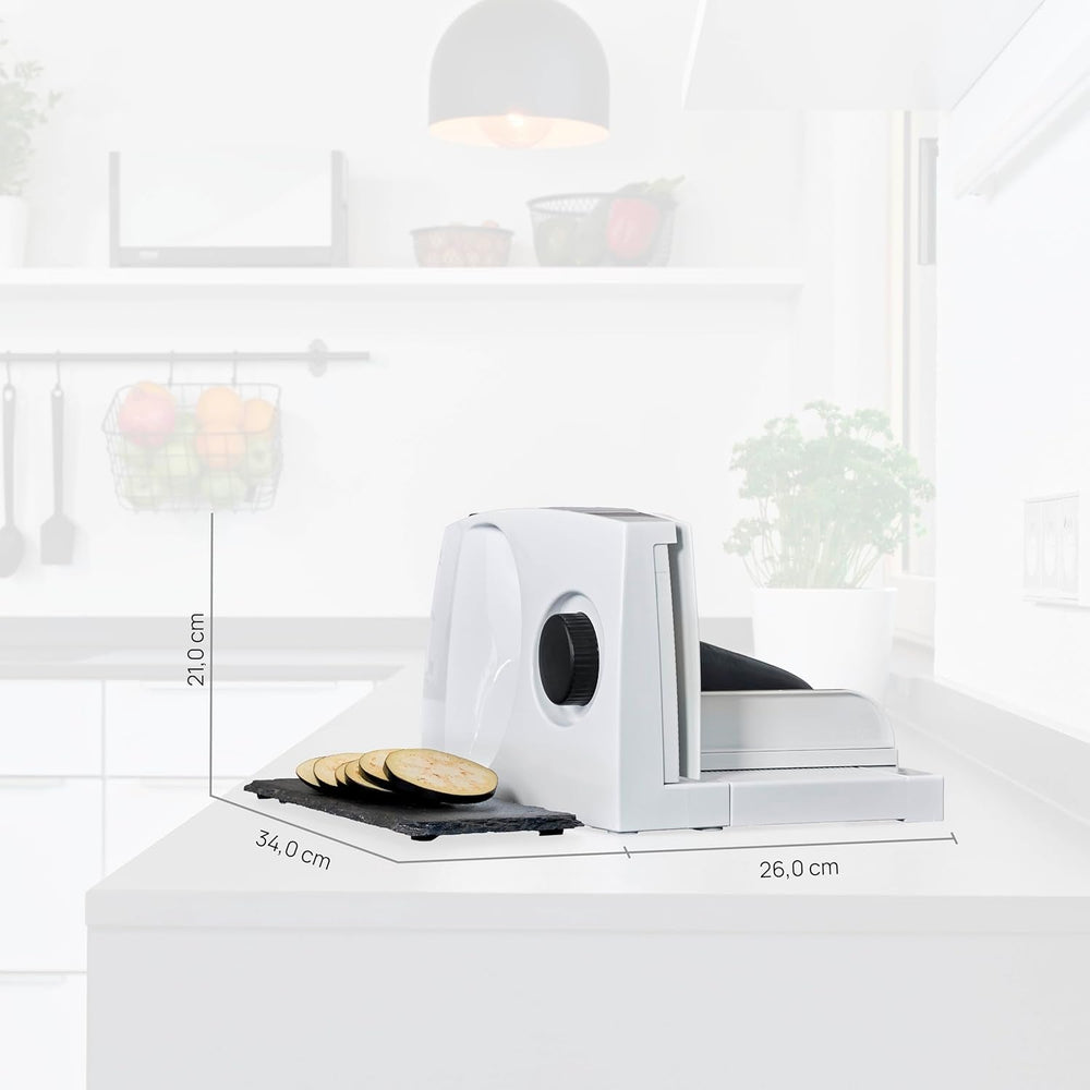 Ritter Markant 05 Wielofunkcyjna składana elektryczna krajalnica i krajalnica do chleba z silnikiem Eco Made in Germany Niszczarki i krajalnice Naty Shop