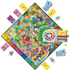 Rodzinna gra planszowa Hasbro Game of Life dla 2–4 ​​graczy w wieku od 8 lat. Zawiera kredki