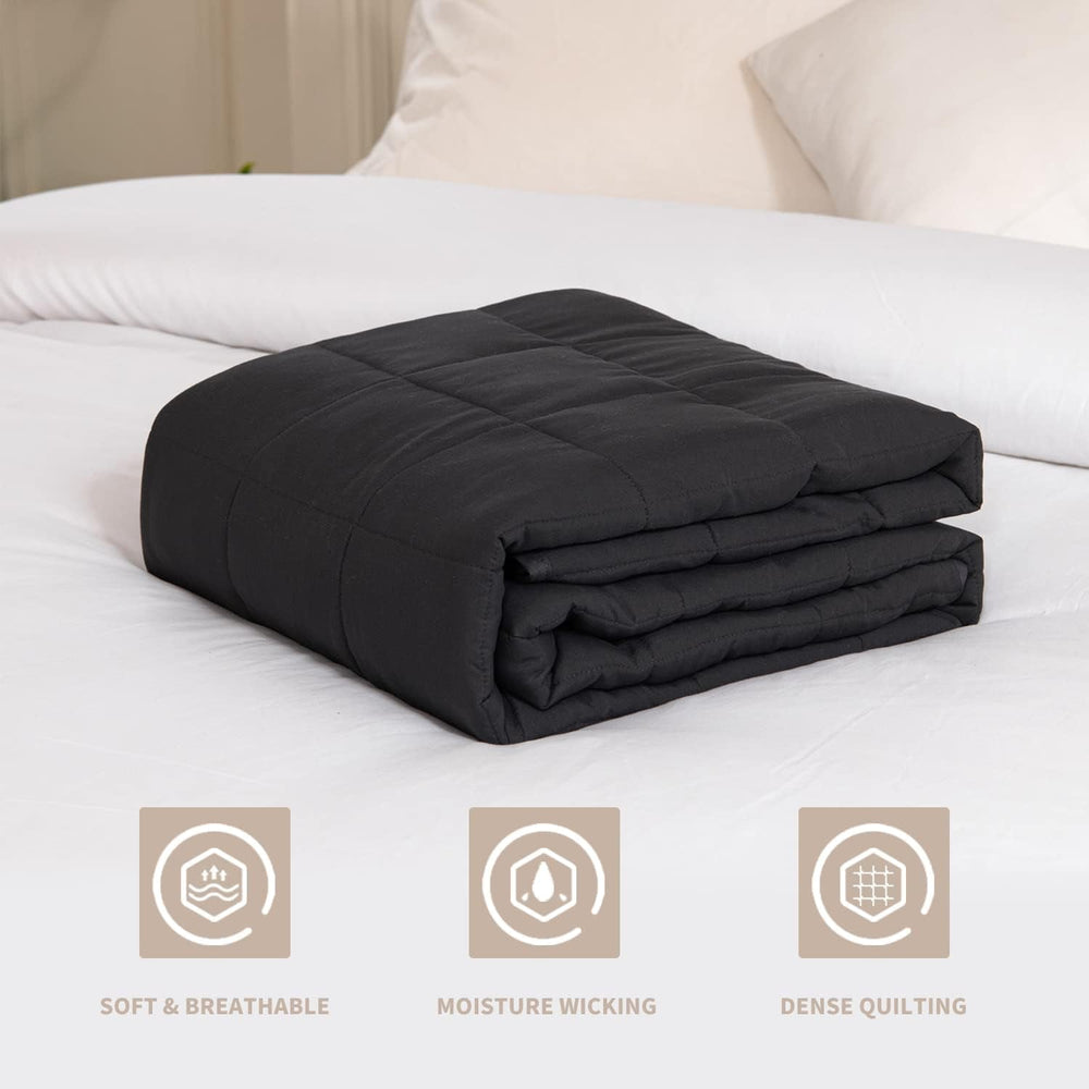 Koc obciążeniowy 150X200Cm 8Kg Koc relaksacyjny dla dorosłych poprawiający jakość snu Szary koc obciążany Good Nite Łóżka i koce