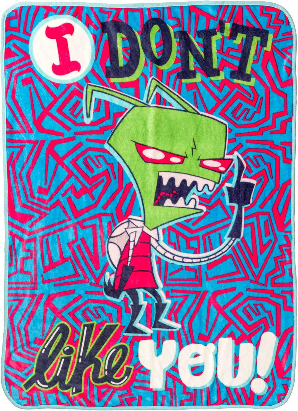 Koc wiszący Silver Buffalo Garfield, polar, 114,3 X 152,4 cm Łóżka i koce Silver Buffalo Invader Zim