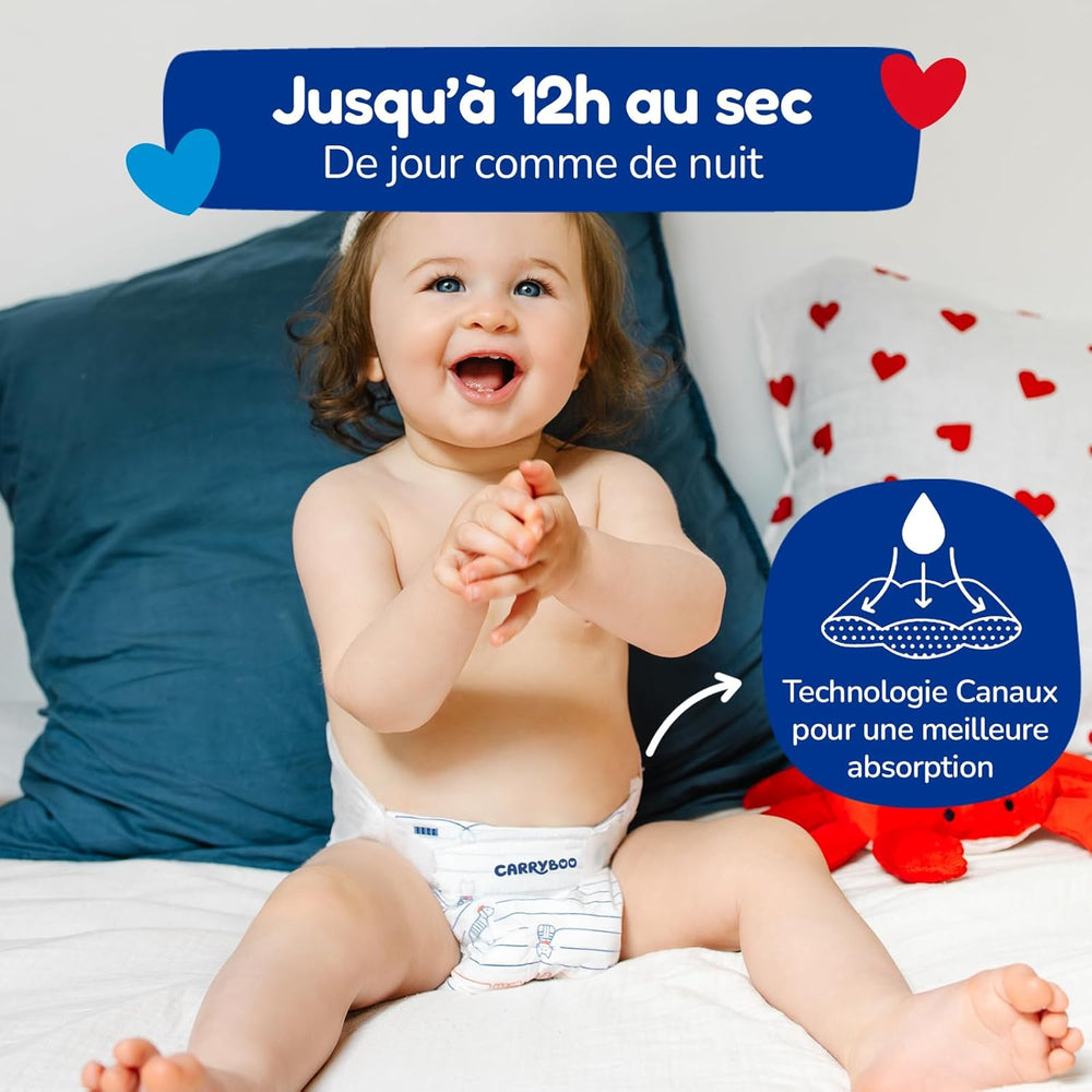 - pieluszki rozmiar 4+ (9-20 kg) - zdrowe i bardzo chłonne - szczelność do 12 godzin - brak niepożądanych substancji - wyprodukowane we Francji - przystępna cena - 126 pieluszek jednorazowych