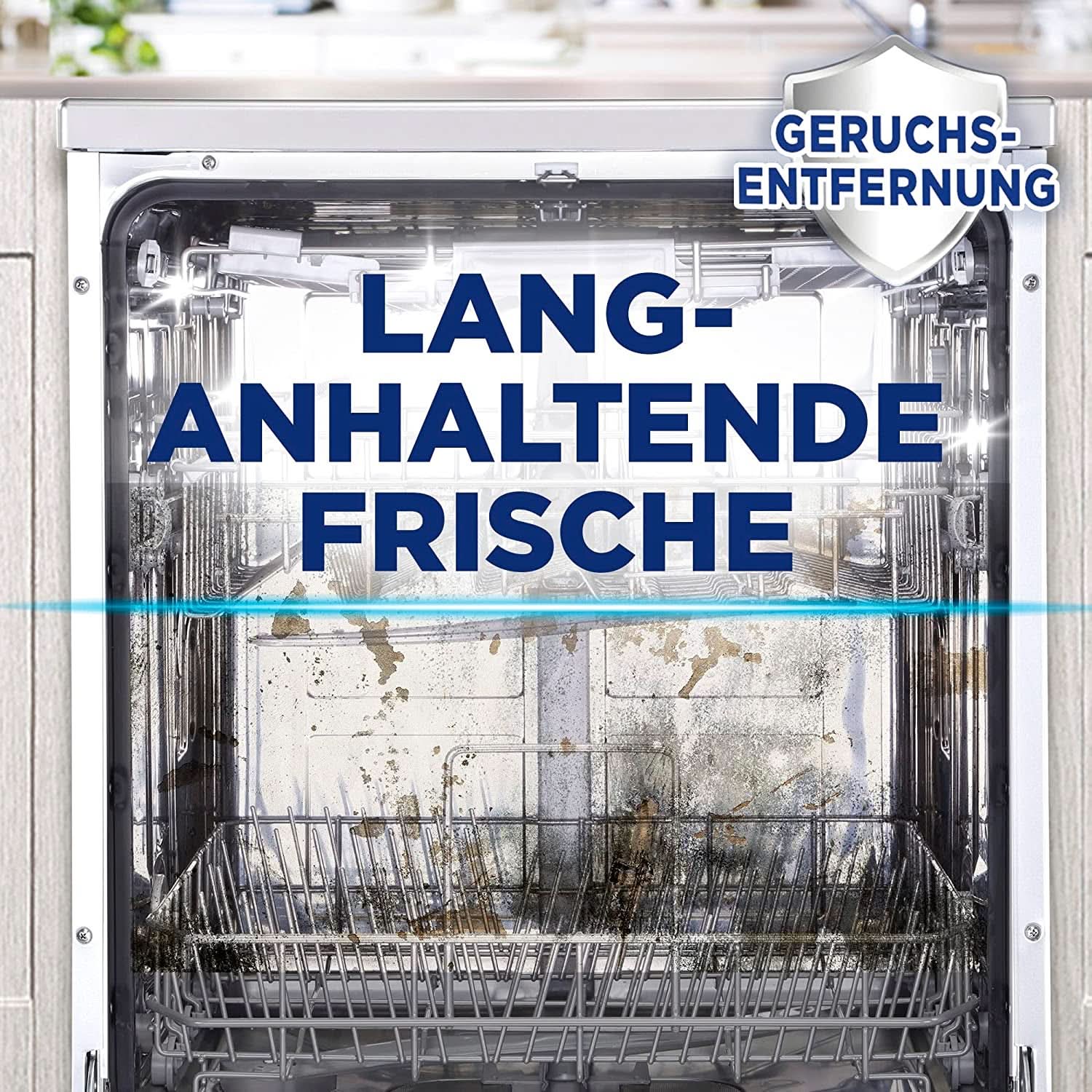 Finish Deep Machine Cleaner Citrus - detergent lichid pentru mașini împotriva calcarului și grăsimii pentru o mașină de spălat vase curată - pachet economic Naty Shop