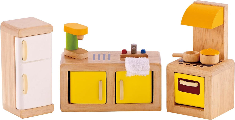 Hape E3459 - Pokój dziecięcy, mały Domek dla lalek Naty Shop Kitchen
