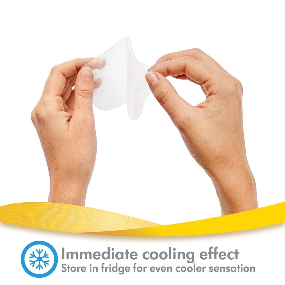 Wkładki hydrożelowe Medela - natychmiastowa ulga i chłodzenie obolałych sutków - wielokrotnego użytku - opakowanie 4 sterylnych wkładek, pakowane pojedynczo Akcesoria Żywność i karmienie piersią Sklep Bebe Naty