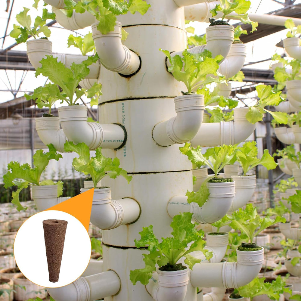 50 gąbek do uprawy hydroponicznej, gąbki do sadzonek hydroponicznych, gąbki do uprawy korzeni, odpowiednie do różnych rodzajów pąków, takich jak pomidor, truskawka, mięta