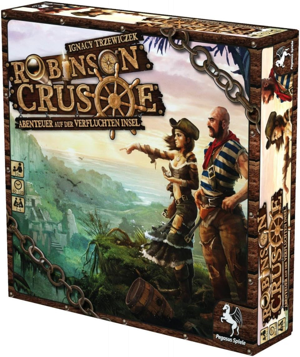 Pegasus Spiele 51945G - Robinson Crusoe, dla 1-4 graczy