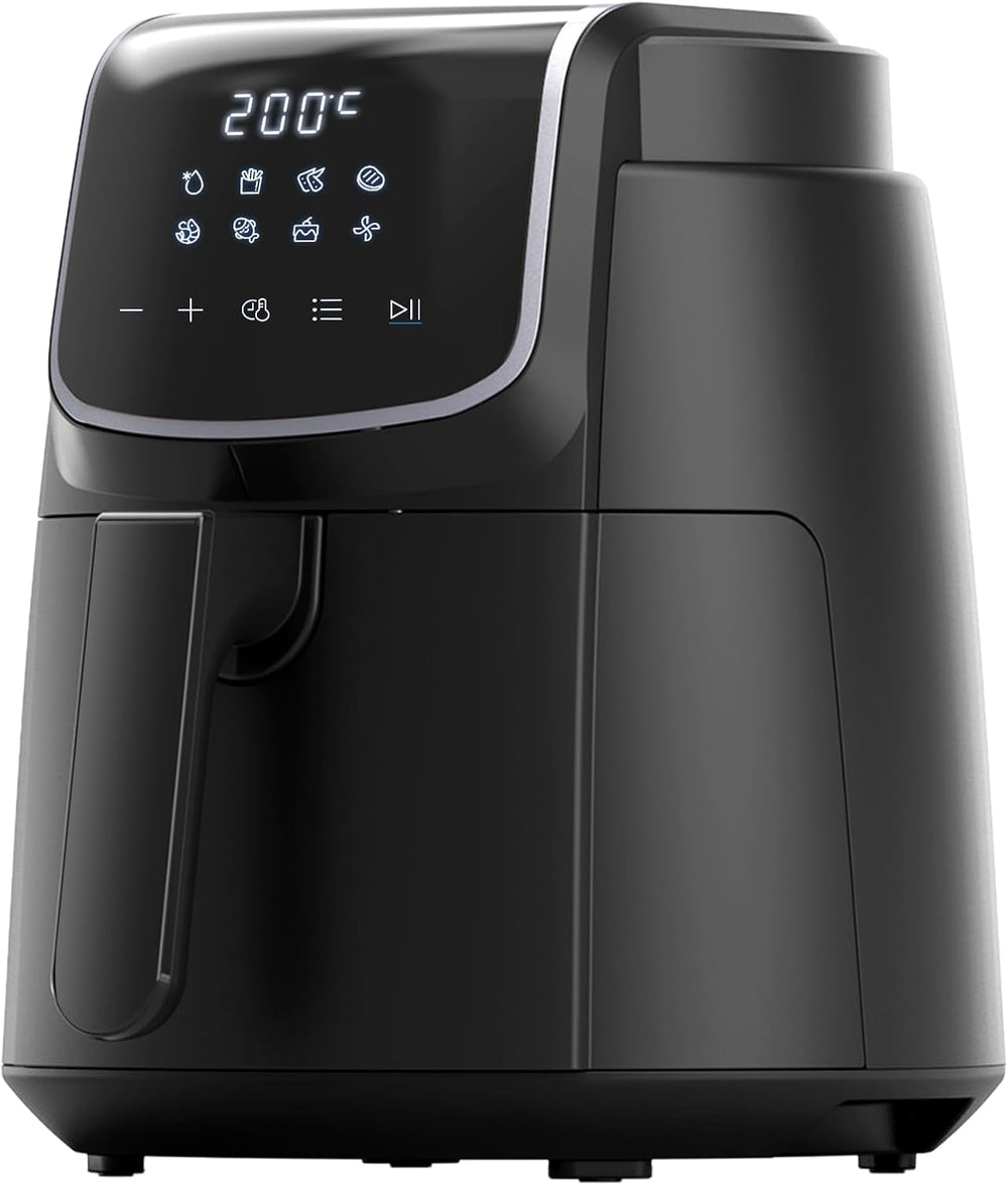 Midea Frytkownica na gorące powietrze 2L, 1150W Airfryer, Bezolejowa, Frytownica na gorące powietrze, Funkcja automatycznego wyłączania Sprzęt AGD Naty Shop 4L