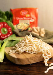 Makaron Udon z Bamboo Garden, wstępnie ugotowany, 300g