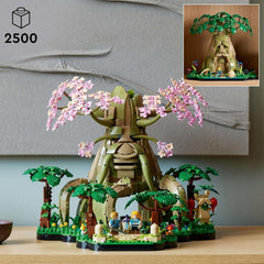 LEGO The Legend of Zelda Deku Tree 2-w-1 — element kolekcjonerski z minifigurkami Księżniczki Zeldy i 3 Linkami — zestaw do budowania dla dorosłych i pomysł na prezent dla fanów gier wideo — 77092 Zestawy do budowania Besuche den LEGO-Store