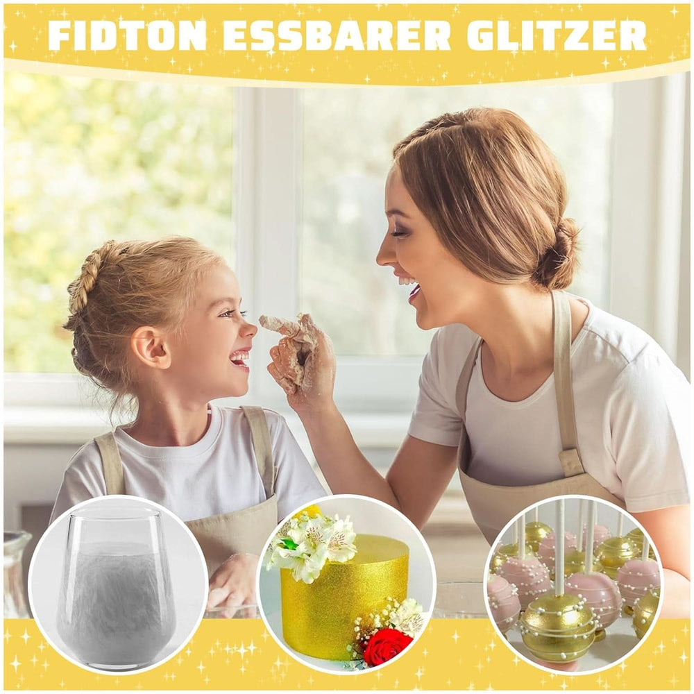 Brokat jadalny, proszek, 5 gramów Glitter Naty Shop