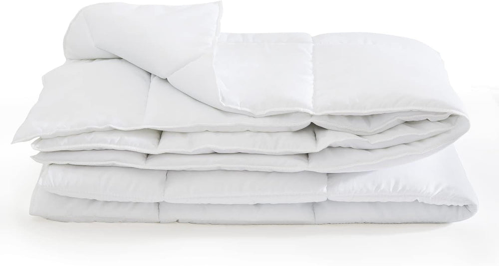 Kołdra 200X200 Cm Kołdra letnia Oekotex 100 mikrofibra zmywalna biała kołdra Kołdry i kołdry Naty Shop