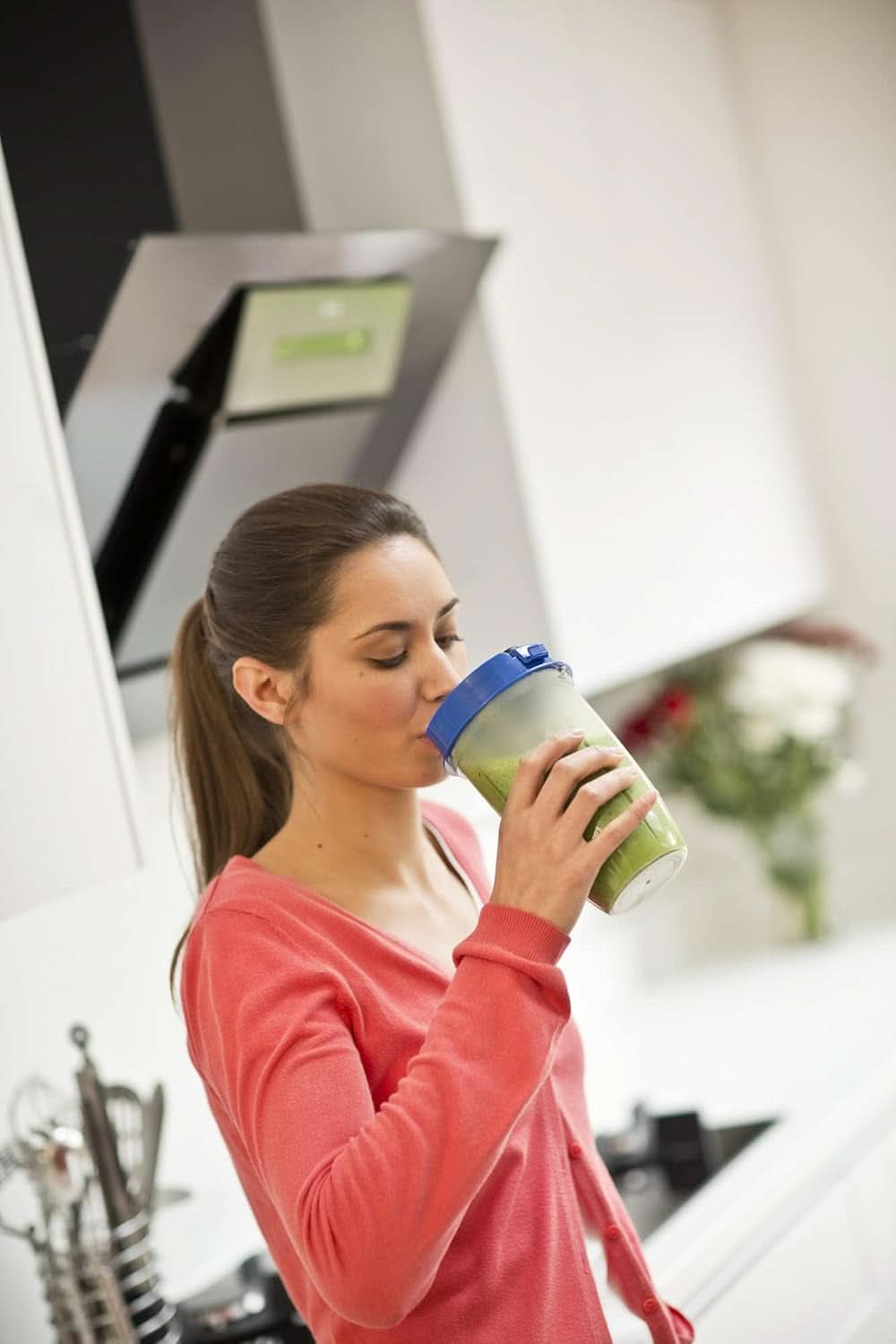 Russell Hobbs Mixer [Multifunktions-Standmixer] Nutriboost (Inkl. 5 Bpa-Freie Und Spülmaschinengeeignete Behälter + Deckel, 22 000 U/Min, 0,9 Ps-Motor) Elektrischer, Smoothie-Maker 23180-56 Kitchen Naty Shop