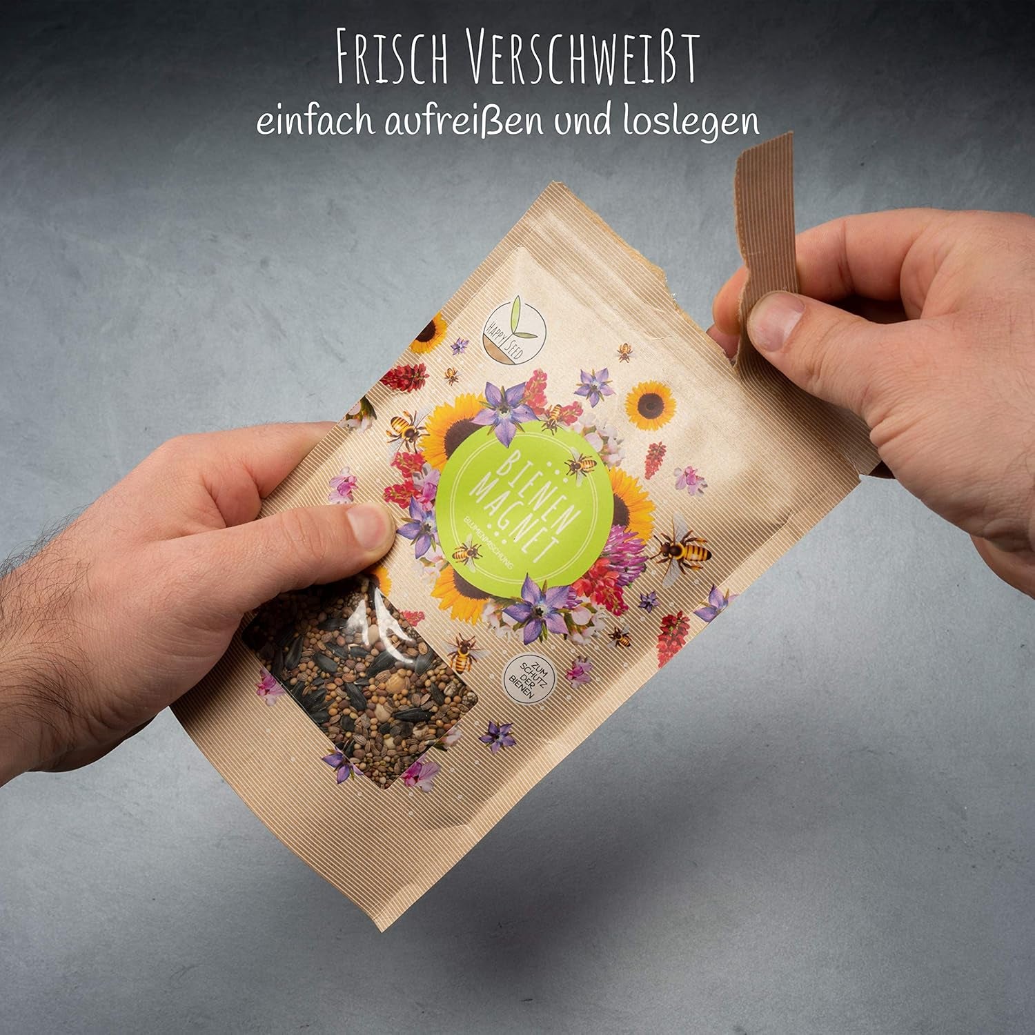 100g nasion dzikich kwiatów na kolorowe pastwisko dla pszczół - żywa i bogata w nektar mieszanka nasion dzikich kwiatów dla pszczół i motyli (zawiera DARMOWY eBook)