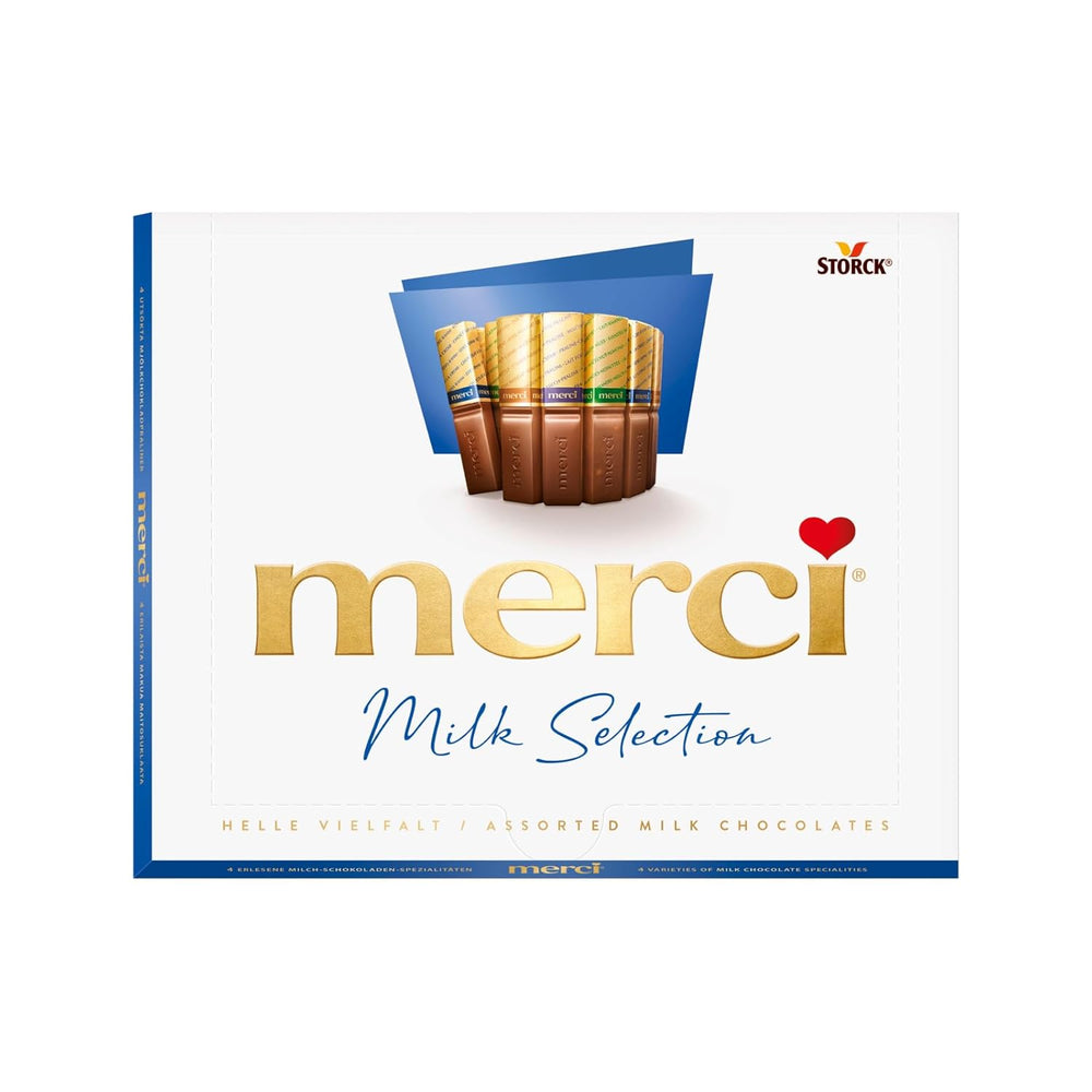 merci Finest Selection Mousse au Chocolat Variety – 1 x 210 g – Specialties Exquisite Chocolate Mousse – Praliny z nadzieniem i bez