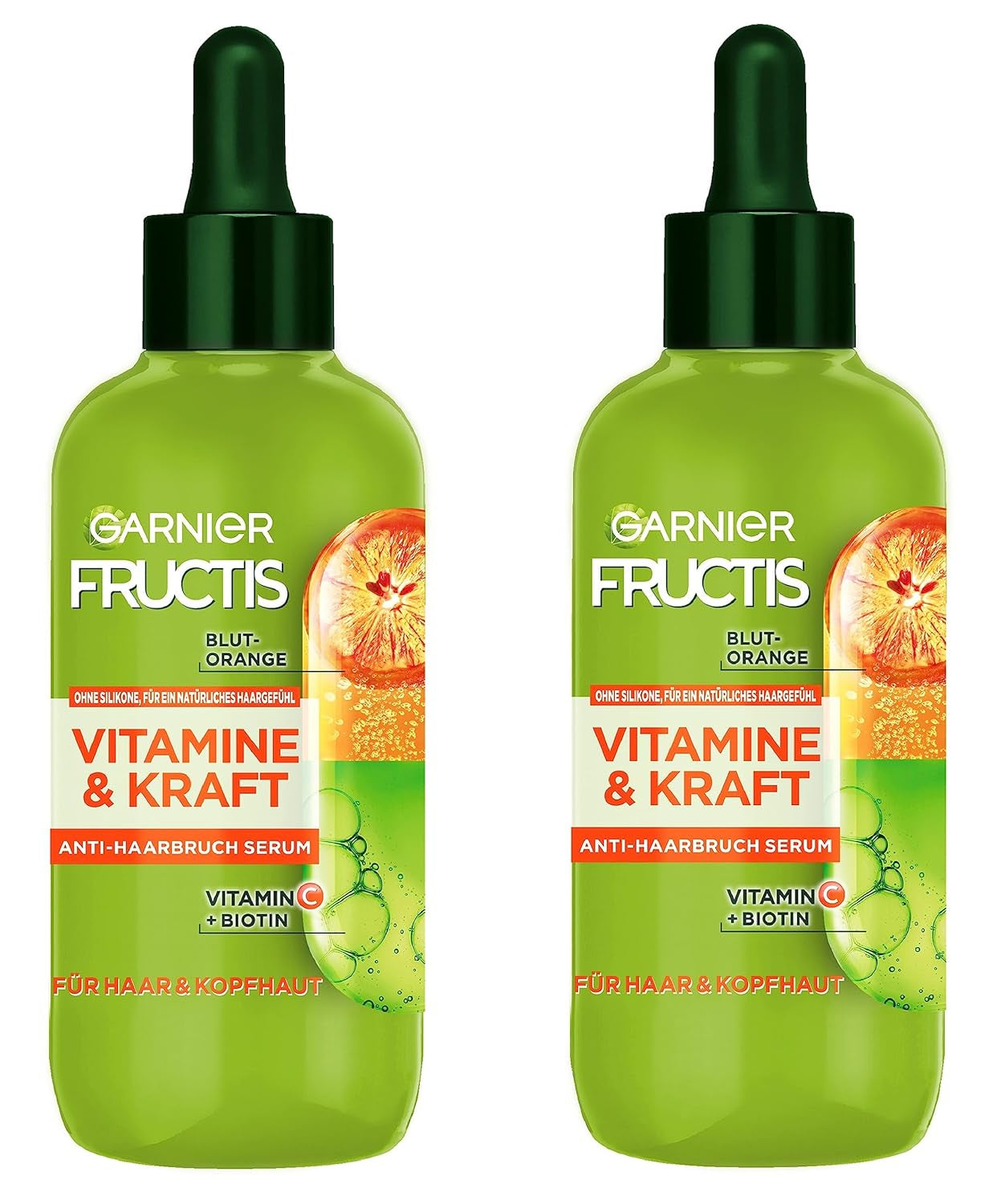 Garnier, Serum wzmacniające do cienkich włosów i skóry głowy, skuteczne przeciw wypadaniu włosów, 2 x 125 ml Pielęgnacja włosów Garnier Default Title