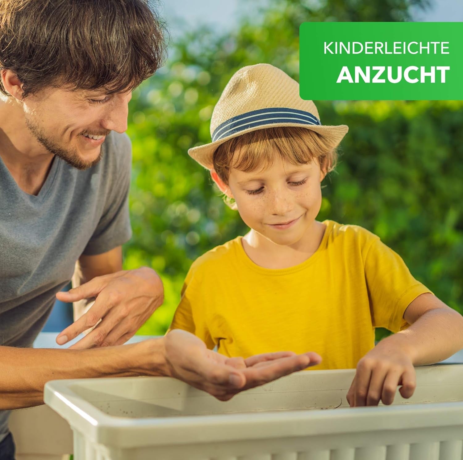 Mieszanka balkonowa Magic of Nature - 10 g nasion - Rośliny przyjazne dla pszczół - Łatwy w użyciu - Pszczeli raj - 5 rodzimych gatunków uprawnych - Nadaje się do skrzynek i donic na kwiaty