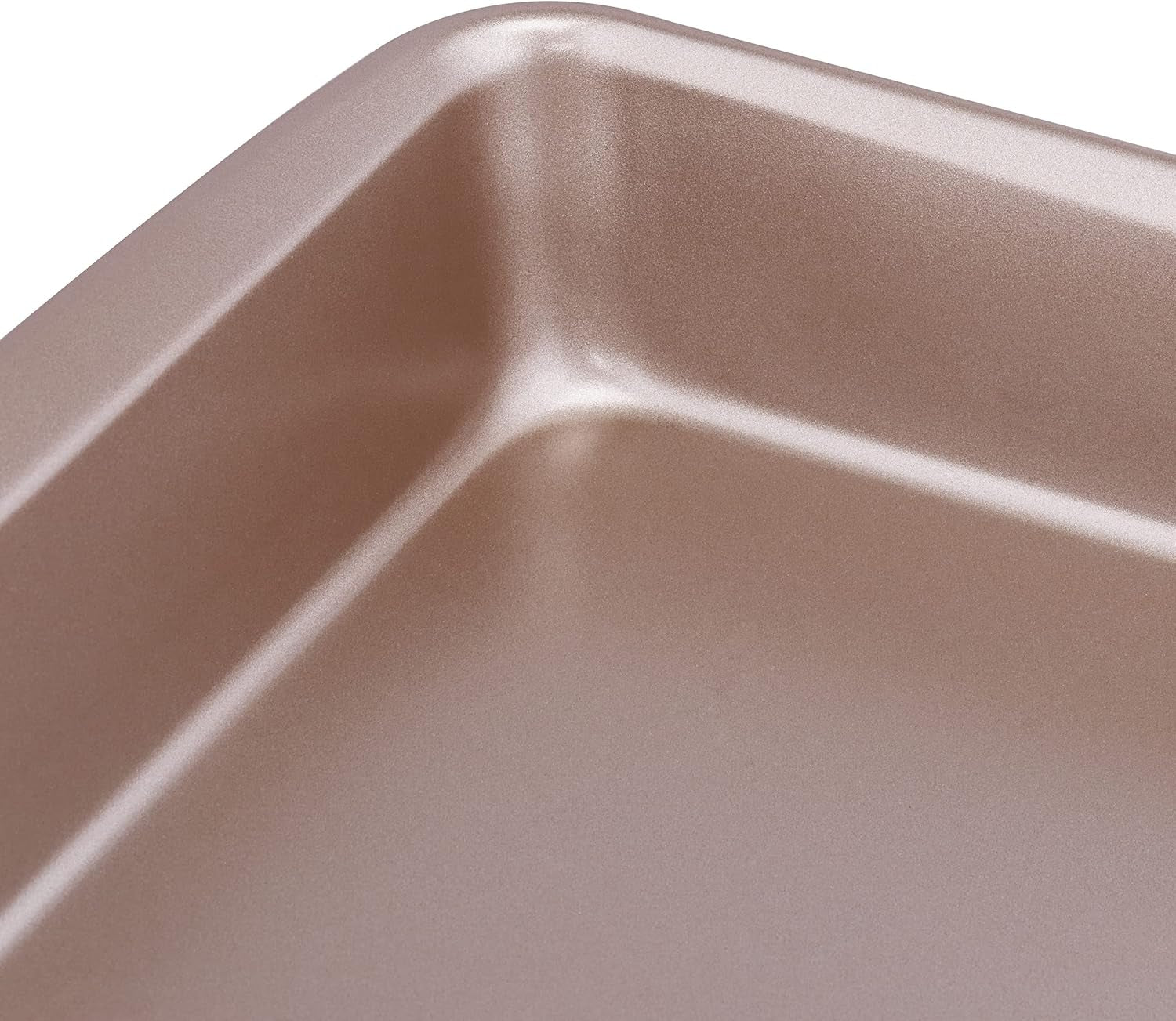 Relaxdays tava de copt, antiaderentă, 4 litri, oțel carbon, maro Matrite si tavi pentru copt Naty Shop