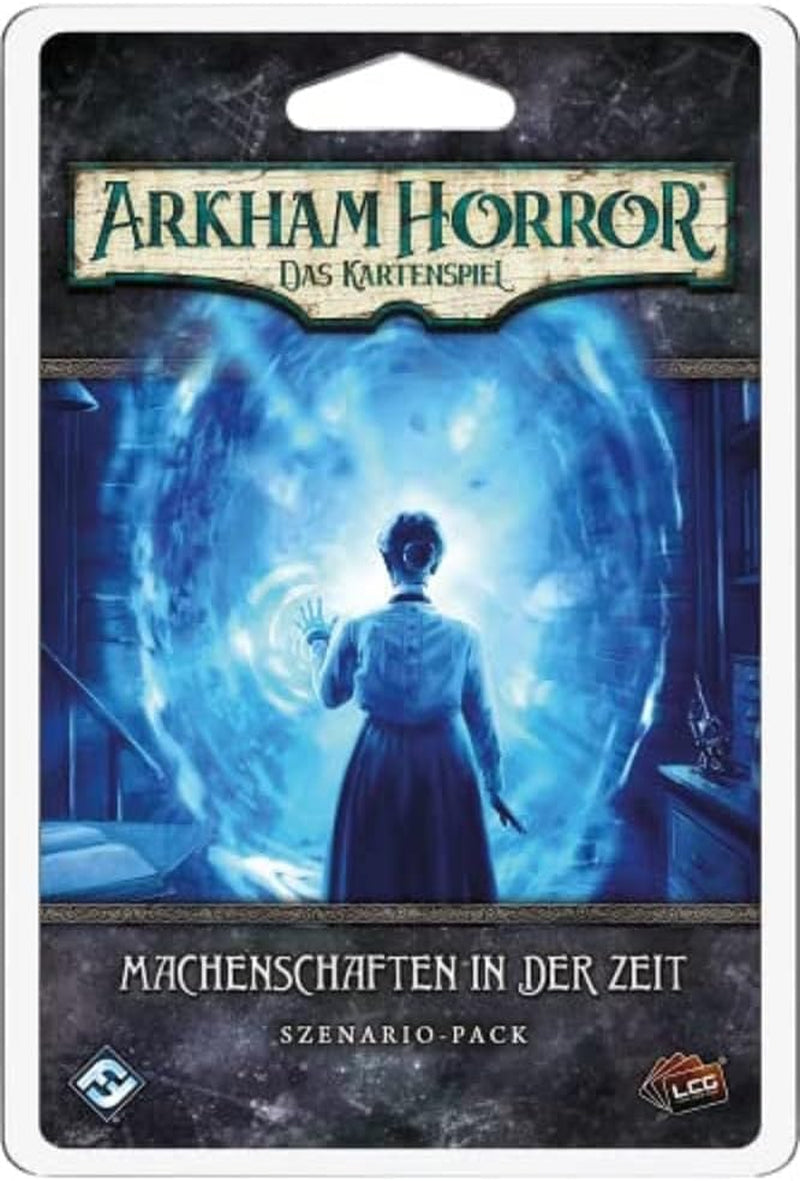 Gry o lotach fantasy, Horror w Arkham: LCG, Gra podstawowa, Gra ekspercka, Gra karciana, 1–4 graczy, Wiek 14+, 45+ minut, Niemiecki, Wielokolorowy, Kolorowy