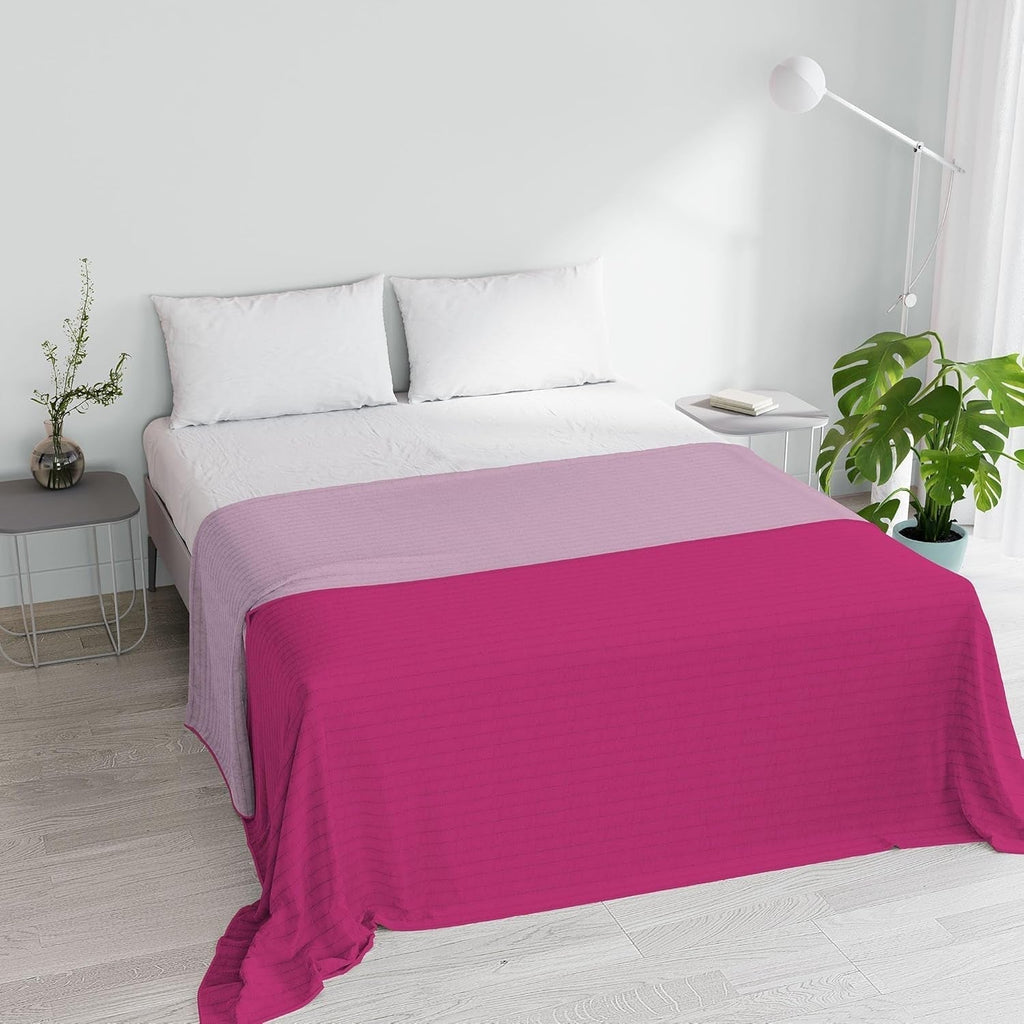 Plapumă de vară Summer din microfibră, portocaliu/rugină, pentru pat dublu 250 X 250 Cm Plapumi si pilote Naty Shop Lila/Fucsia Matrimonial 250X250Cm