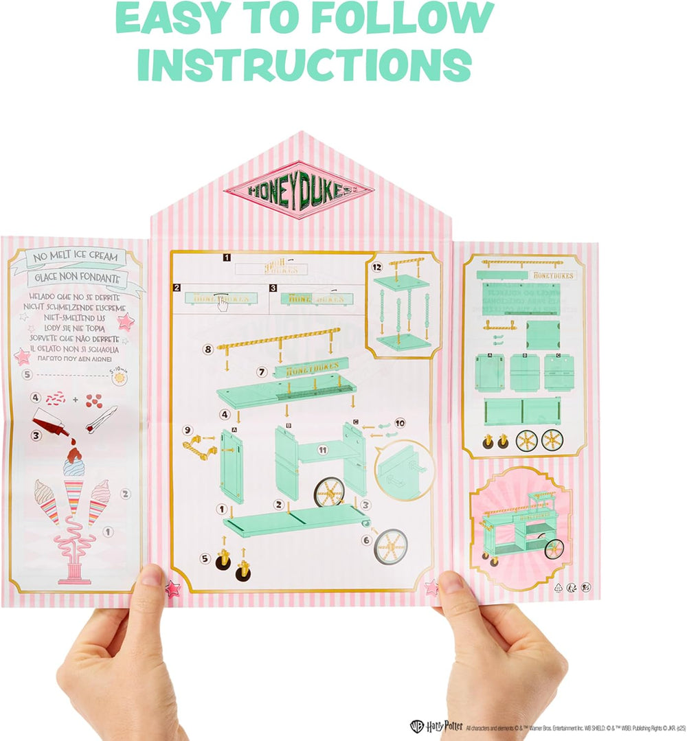 Miniverse MGA Make It Mini Honeydukes Trolley – Harry Potter Mini-Sammlerstücke, 50+ Teile, Kunstharz-Bastelspiel, Nachgebildete Lebensmittel, Für Sammler & Kinder ab 8, Nicht ESSBAR